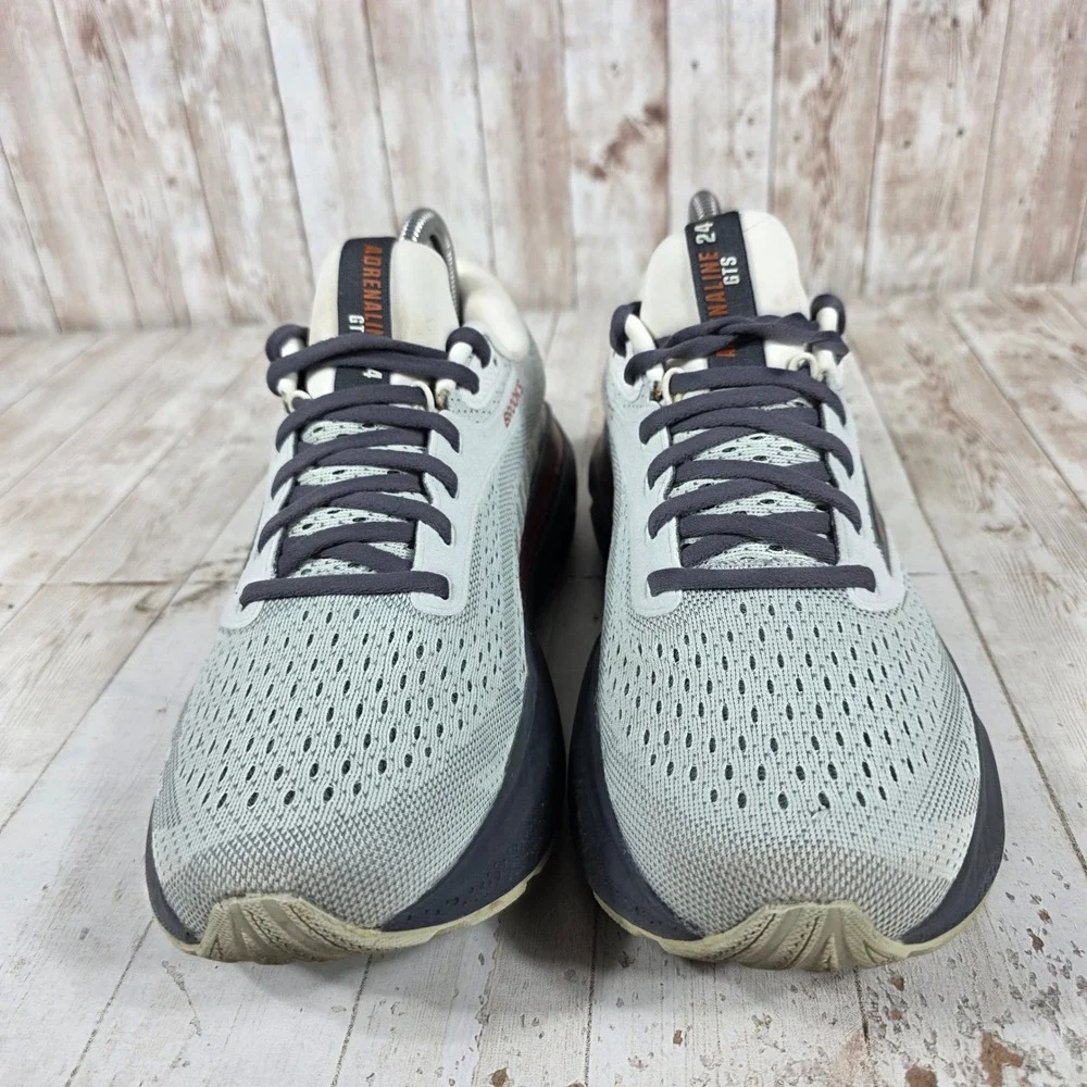 Brooks Adrenaline GTS 24 Womens Running Shoes Grey black Copper Size 9
